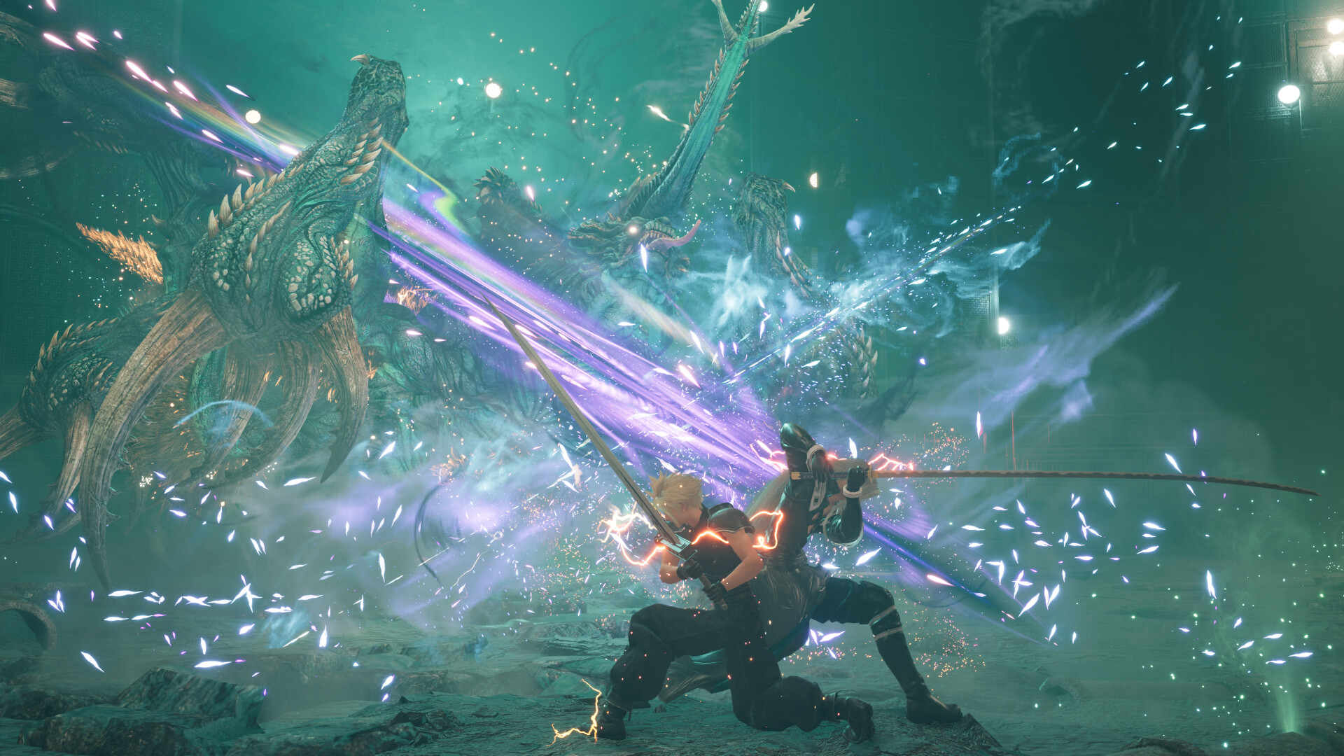 FINAL FANTASY VII REBIRTH gameplay — combat system