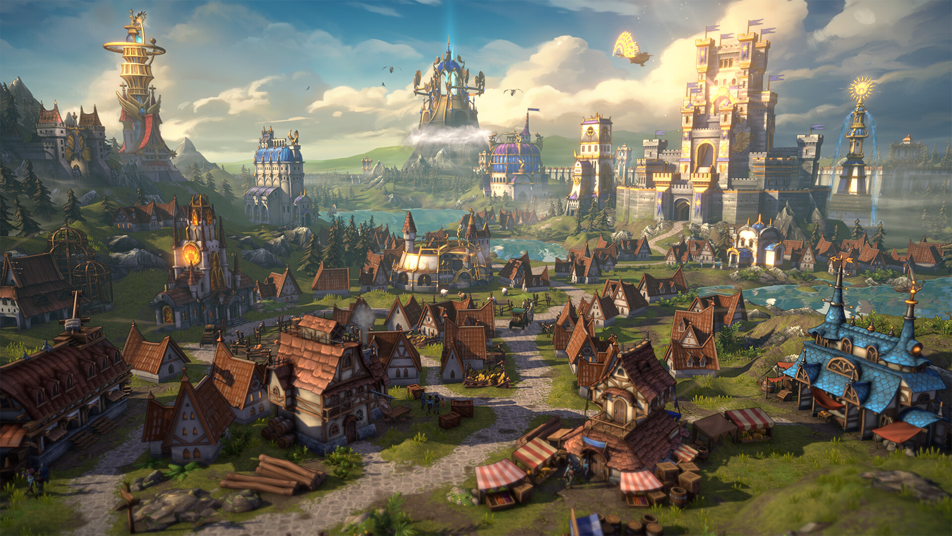 Heroes of Might and Magic: Olden Era adventure map view
