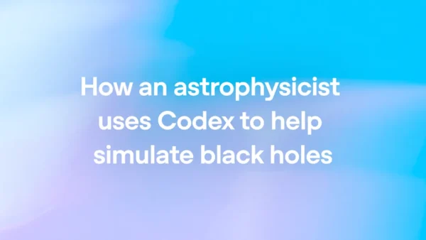 How an Astrophysicist Uses Codex to Simulate Black Holes