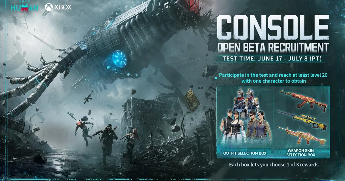 Once Human Console Open Beta Launches on Xbox Series X|S June 17