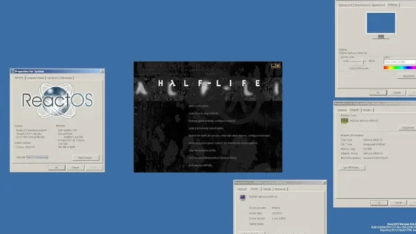 ReactOS Runs Half-Life — 28-Year Open Windows Milestone