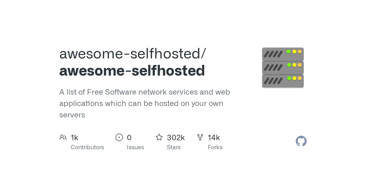 Self-hosting lets you run your own apps and own your data