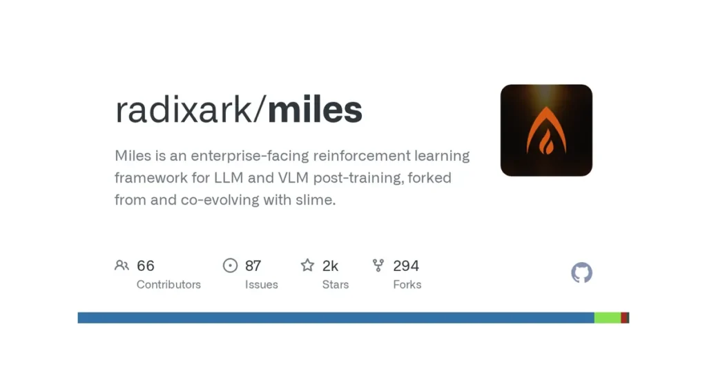 Miles Connects PyTorch, SGLang, Ray, and Megatron for LLM RL