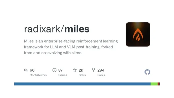 RadixArk Releases Miles LLM RL Post-Training Framework
