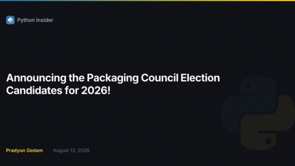 17 nominees run for 5 Python packaging council seats