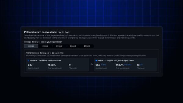 Copilot impact dashboard adds a return on investment section