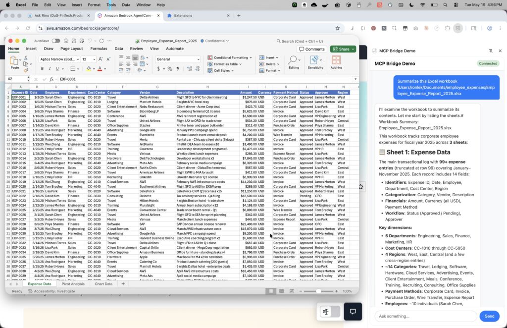 How to Bridge Cloud AI Agents to Local MCP Tools via AgentCore