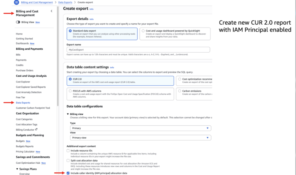 How to attribute Amazon Bedrock cost to each IAM principal