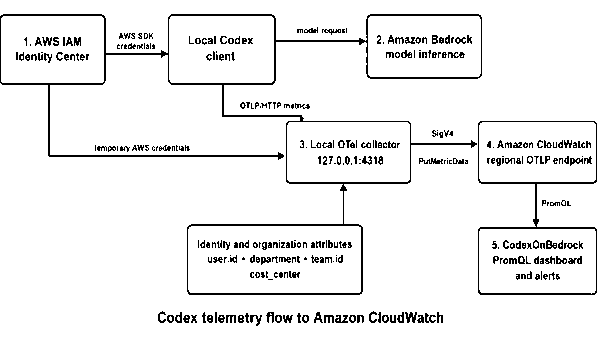 How to monitor Codex usage on Amazon Bedrock with CloudWatch