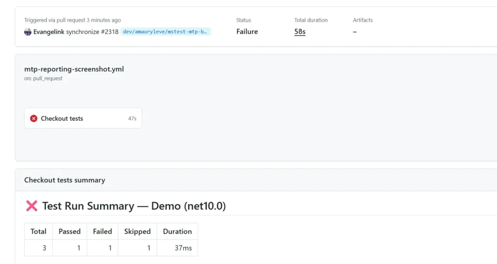 Test reporting in Microsoft.Testing.Platform: from red build to